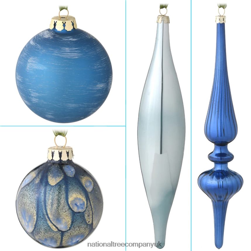 decoration | National Tree Company 20-Piece Christmas Tree Ornament Set Arctic Lights Collection F2L4F532